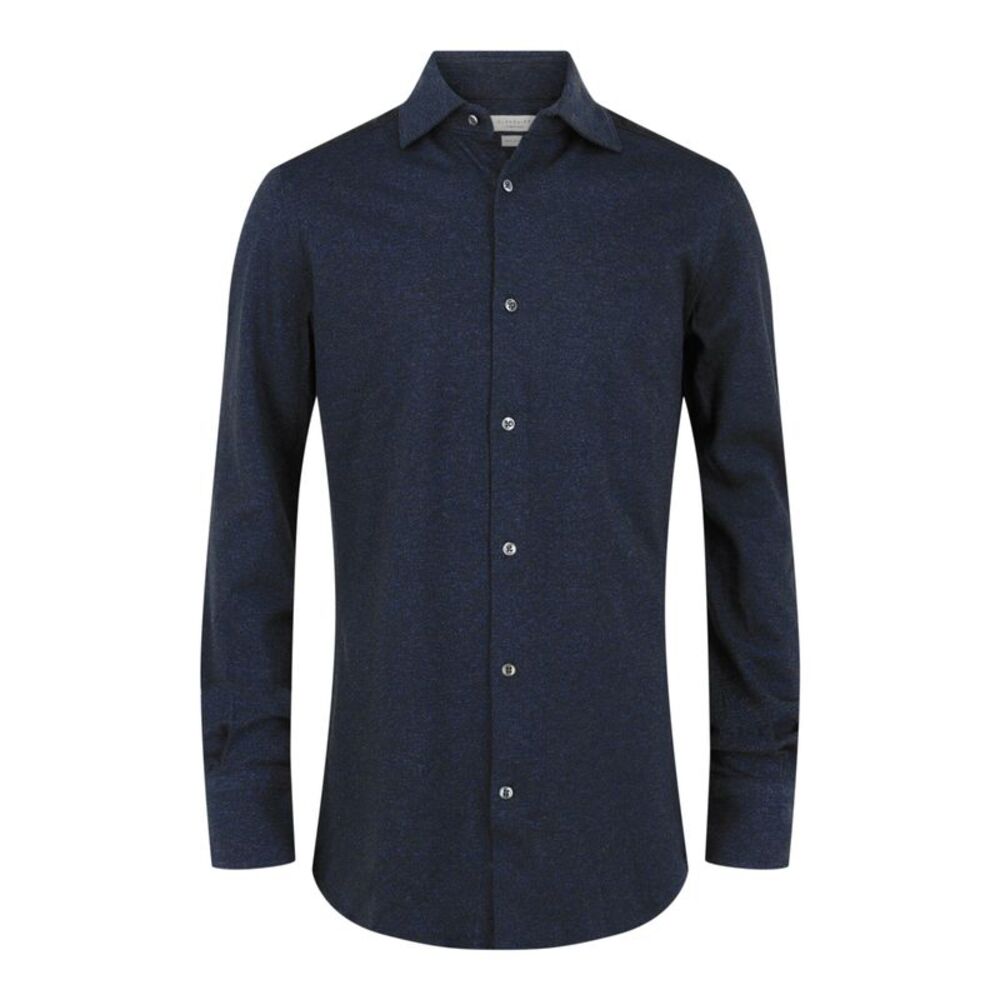 Slowear Glanshirt Collared Button-up Shirt Blue Mens